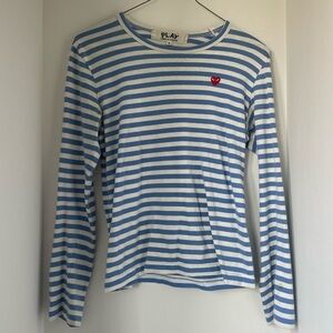 Comme des Garçon Striped Long Sleeve Top Size S